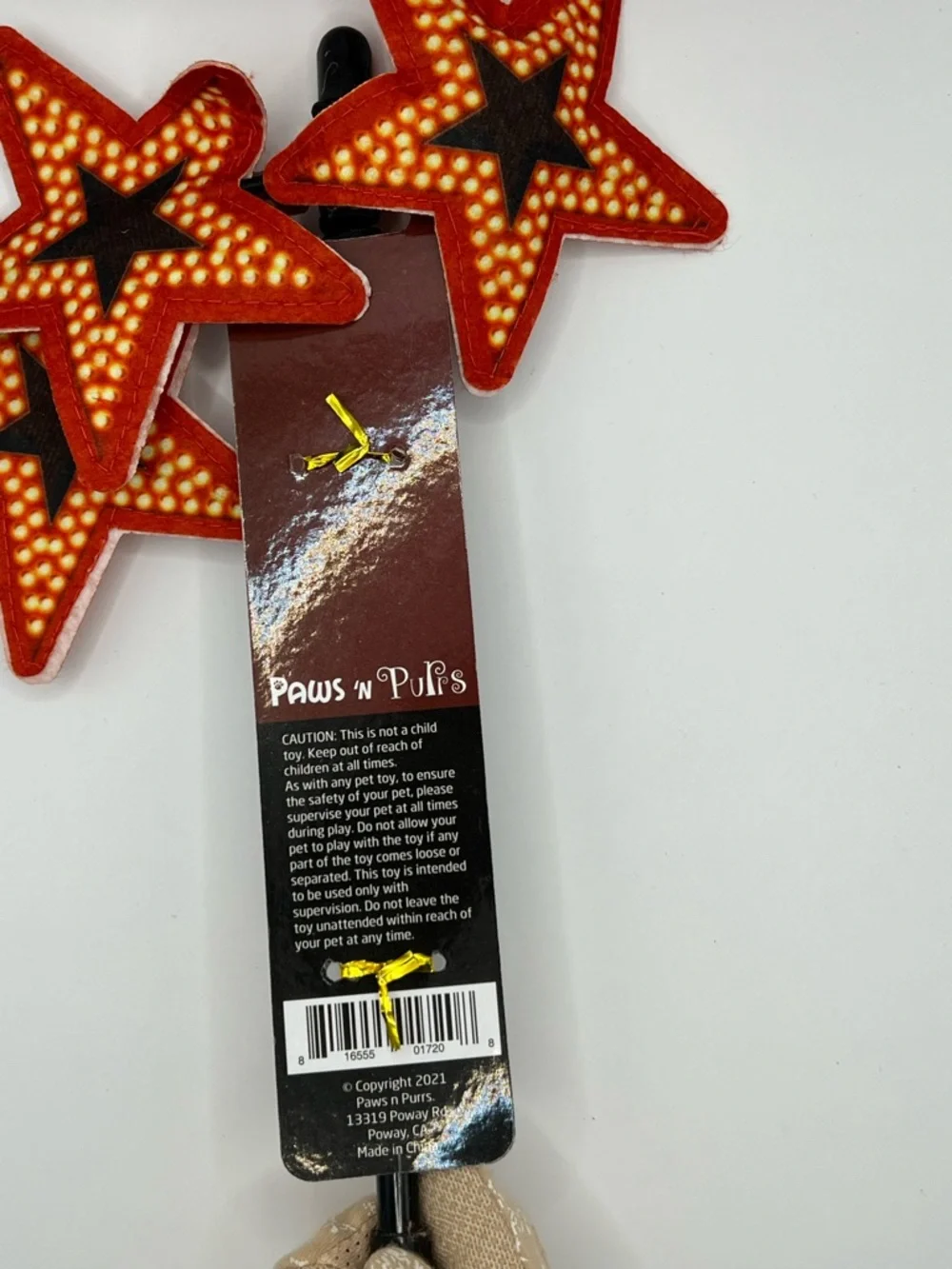 Red Star Cat Wand